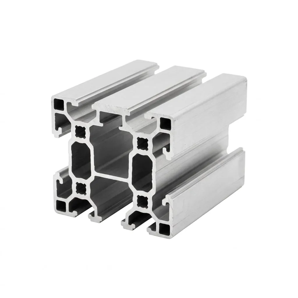Perfil d’alumini extrudit amb ranura en T, tallat a mida