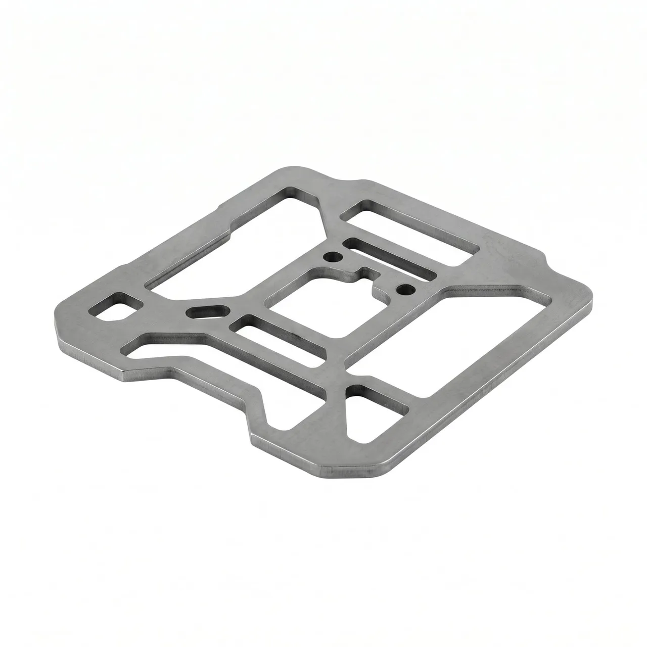 Laser-cut S235JR steel frame panel